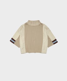 CITY TOKYO | ＜2WAY＞＜接触冷感＞2WAYクロップドルーズTEE【A＋TOKYO / エープラストウキョウ】(Tシャツ/カットソー)