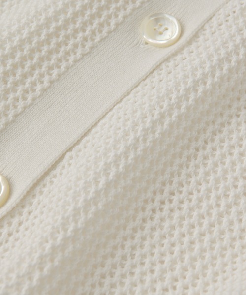 RIVE DROITE（リヴドロワ）の「メッシュニットカーディガン（カーディガン/ボレロ・レディース・ホワイト/モカ/ネイビー・FREE）」の11枚目の写真