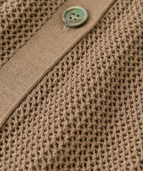 RIVE DROITE（リヴドロワ）の「メッシュニットカーディガン（カーディガン/ボレロ・レディース・ホワイト/モカ/ネイビー・FREE）」の19枚目の写真