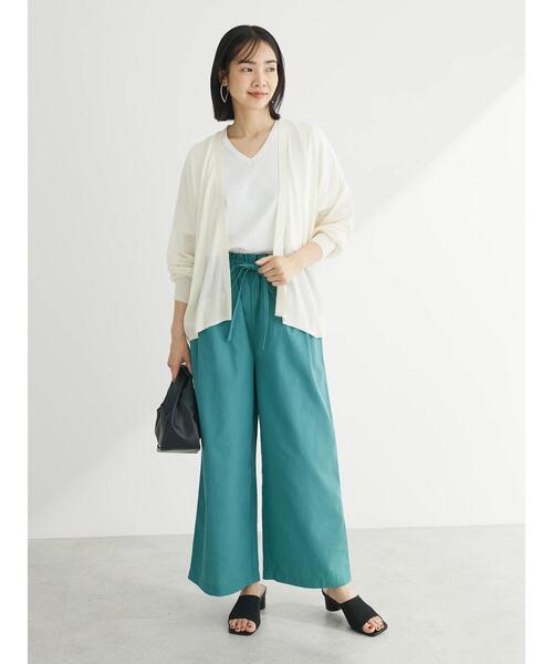 Green　Parks（グリーンパークス）の「推しニット　ゆったりカーディガン（カーディガン/ボレロ・レディース・ブラック/ライトグレー/ブルー/オフホワイト・FREE）」の18枚目の写真