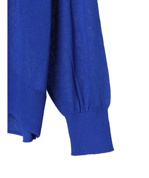 Green　Parks（グリーンパークス）の「推しニット　ゆったりカーディガン（カーディガン/ボレロ・レディース・ブラック/ライトグレー/ブルー/オフホワイト・FREE）」の11枚目の写真