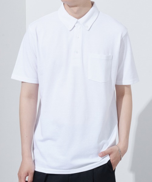 Anchor Smith（アンカー スミス）の「ボタンダウン1ポケット鹿の子