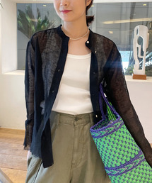 CALMER ×Plage Mesh シャツ