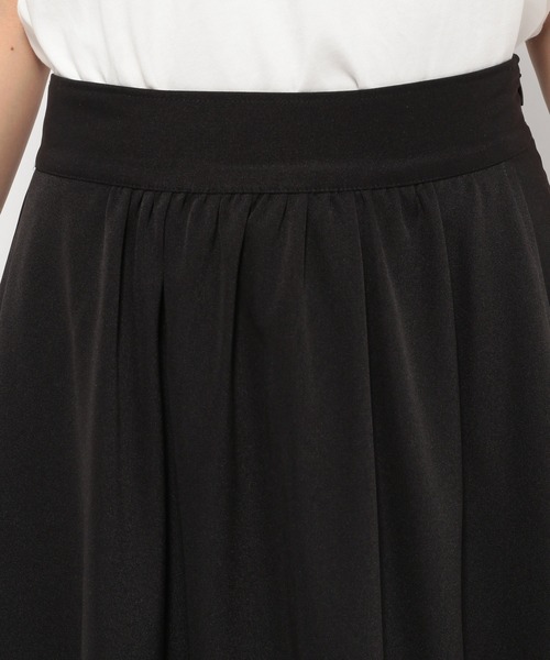 mysty woman（ミスティウーマン）の「ミルフィーユフレアスカート 127796（スカート・レディース・ブラック/アイボリー/ライトブラウン・FREE）」の15枚目の写真