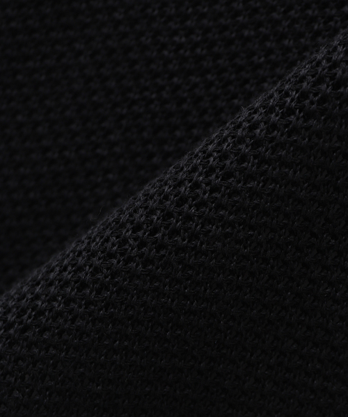 EDIFICE（エディフィス）の「ギマコットン ミックスヤーン メッシュカーディガン（カーディガン/ボレロ・メンズ・グレー/ブルー系その他/ブラック・MEDIUM/LARGE）」の10枚目の写真