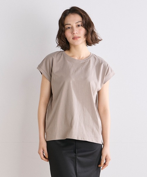 INED CLARO（イネドクラロ）の「こなれフレンチカットソー（Tシャツ/カットソー・レディース・モカ/ブラック/オフホワイト・フリー）」の3枚目の写真