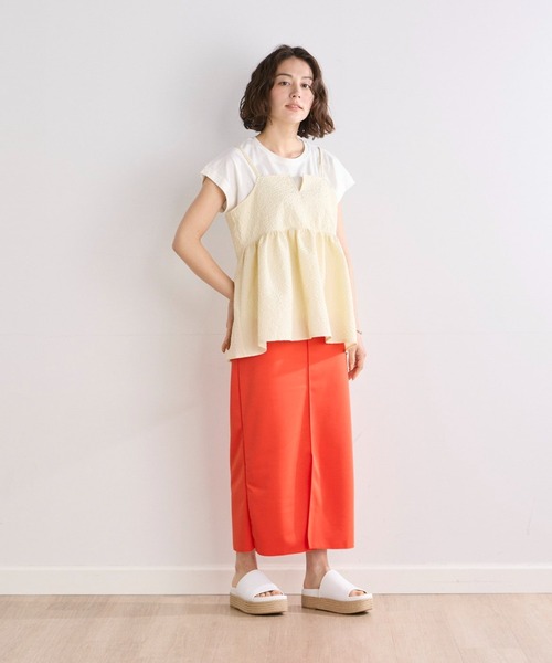 INED CLARO（イネドクラロ）の「こなれフレンチカットソー（Tシャツ/カットソー・レディース・モカ/ブラック/オフホワイト・フリー）」の11枚目の写真