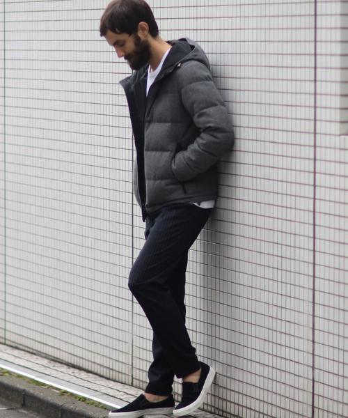 BEAUTY&YOUTH UNITED ARROWS（ビューティーアンドユースユナイテッドアローズ）の「【WEB限定】by ∴ TR ストライプテーパードパンツ◆（スラックス・メンズ・ダークグレー/ネイビー・SMALL/MEDIUM/LARGE）」の8枚目の写真