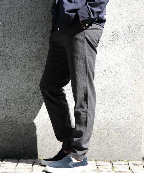 BEAUTY&YOUTH UNITED ARROWS（ビューティーアンドユースユナイテッドアローズ）の「【WEB限定】by ∴ TR ストライプテーパードパンツ◆（スラックス・メンズ・ダークグレー/ネイビー・SMALL/MEDIUM/LARGE）」の17枚目の写真