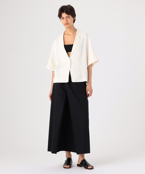 デプレ　ソフトサテン ハーフスリーブジャケット ソフトサテン ハーフスリーブジャケット（テーラードジャケット）｜DES