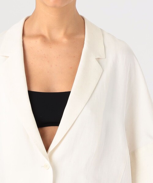 デプレ　ソフトサテン ハーフスリーブジャケット ソフトサテン ハーフスリーブジャケット（テーラードジャケット）｜DES