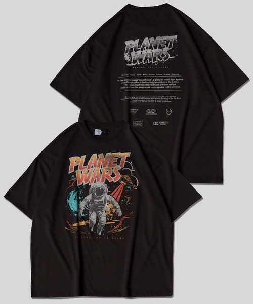 SITRY(シトリー)の「Fiction Movie Design T-Shirt/ヴィンテージライク フィクションムービープリント オーバーサイズ 半袖Tシャツ レディース メンズ(Tシャツ/カットソー・レディース・ホワイト/グレー系その他/ホワイト系その他/チャコール・M/L)」の1枚目の写真
