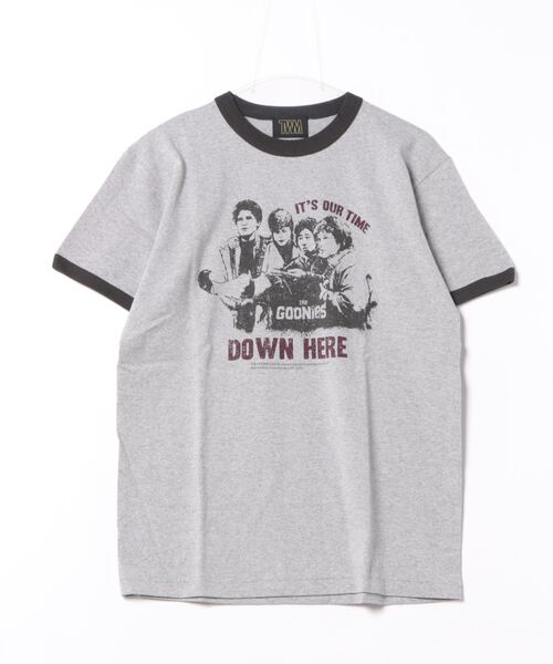 PONEYCOMB TOKYO(パニカムトーキョー)の「【TWM】グーニーズ/リンガーTシャツ(Tシャツ/カットソー・レディース・ライトグレー/オフホワイト・MEDIUM)」の1枚目の写真