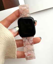 マーブル樹脂バンド Apple Watch バンド ベルト 41/40/38mm べっこう 大理石 軽量 韓国