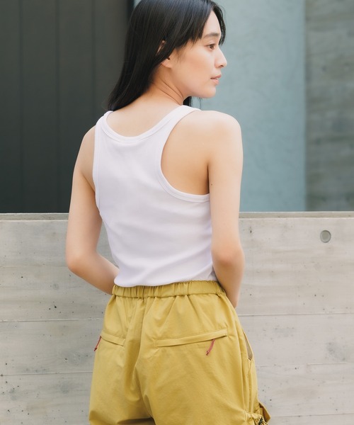 セール】Calvin Klein/カルバンクライン CTN CONTOUR RIB TANK