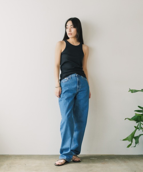 Calvin Klein/カルバンクライン CTN CONTOUR RIB TANK タンクトップ（タンクトップ）｜Calvin Klein（カルバン・クライン）