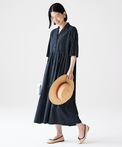 SEZANE ワンピース　ブラウス風　ストライプ SEZANE ワンピース ブラウス風 ストライプ