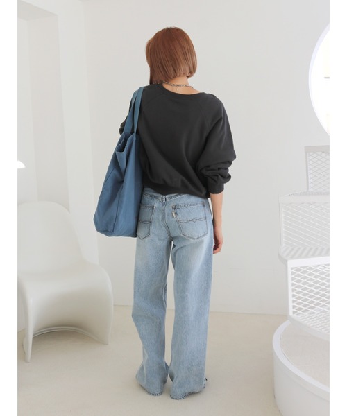 Ungrid（アングリッド）の「【WEB限定】ロゴトートバッグ（トートバッグ・レディース・オフホワイト/イエロー/ブラック/オレンジ/グリーン/ピンク/レッド/ブルー・FREE）」の11枚目の写真