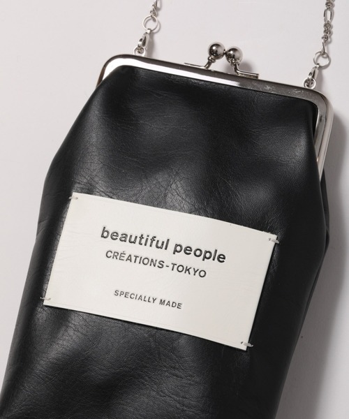 beautiful people（ビューティフルピープル）の「clasp pouch（ショルダーバッグ・レディース・グレー/ブラック/アイボリー/グレイッシュベージュ・FREE）」の8枚目の写真