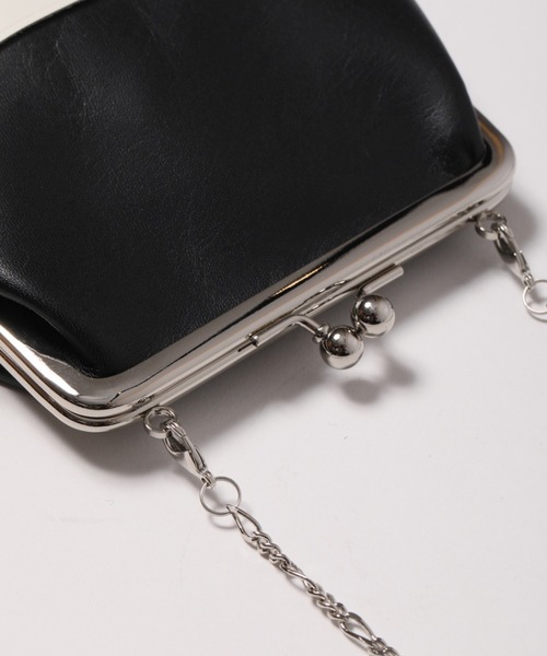 beautiful people（ビューティフルピープル）の「clasp pouch（ショルダーバッグ・レディース・グレー/ブラック/アイボリー/グレイッシュベージュ・FREE）」の7枚目の写真