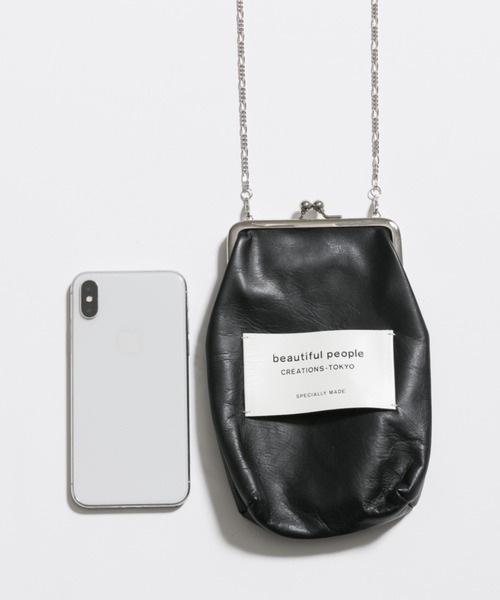 beautiful people（ビューティフルピープル）の「clasp pouch（ショルダーバッグ・レディース・グレー/ブラック/アイボリー/グレイッシュベージュ・FREE）」の9枚目の写真
