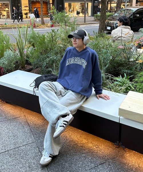 ADAMASTE(アダマスト)の「inside out college logo sweat - インサイドアウトカレッジロゴスウェット(スウェット・メンズ・レッド/ブラック/ブルー・MEDIUM/LARGE)」の9枚目の写真