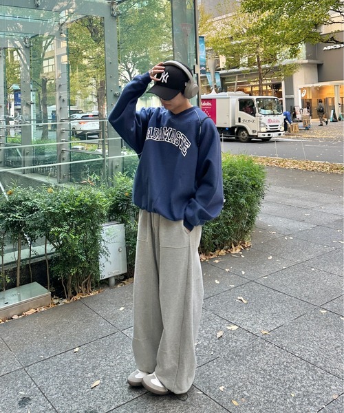 ADAMASTE(アダマスト)の「inside out college logo sweat - インサイドアウトカレッジロゴスウェット(スウェット・メンズ・レッド/ブラック/ブルー・MEDIUM/LARGE)」の8枚目の写真