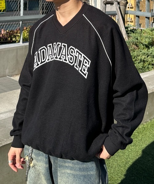ADAMASTE(アダマスト)の「inside out college logo sweat - インサイドアウトカレッジロゴスウェット(スウェット・メンズ・レッド/ブラック/ブルー・MEDIUM/LARGE)」の13枚目の写真