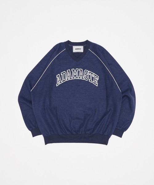 ADAMASTE(アダマスト)の「inside out college logo sweat - インサイドアウトカレッジロゴスウェット(スウェット・メンズ・レッド/ブラック/ブルー・MEDIUM/LARGE)」の10枚目の写真