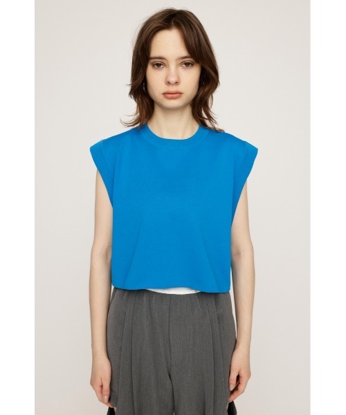 SLY(スライ)の「ROLL UP KNIT TOPS ロール アップ ニット トップス(ニット/セーター・レディース・ターコイズブルー/アイボリー/ブラック・FREE)」の6枚目の写真