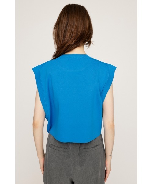 SLY(スライ)の「ROLL UP KNIT TOPS ロール アップ ニット トップス(ニット/セーター・レディース・ターコイズブルー/アイボリー/ブラック・FREE)」の8枚目の写真