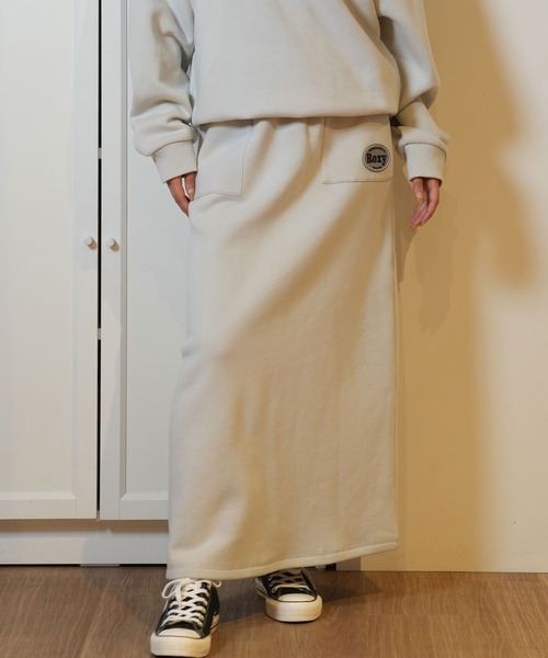 ROXY（ロキシー）の「ROXY/ロキシー スウェットスカート RSK244001（スカート・レディース・ブラック/ライトグレー・L/M）」の2枚目の写真