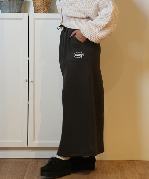 ROXY（ロキシー）の「ROXY/ロキシー スウェットスカート RSK244001（スカート・レディース・ブラック/ライトグレー・L/M）」の4枚目の写真