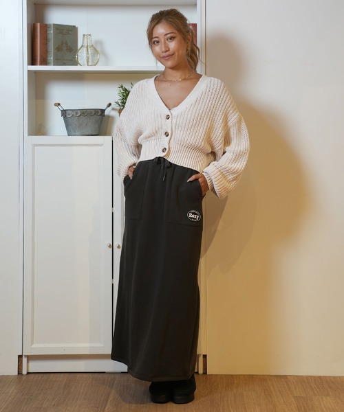 ROXY（ロキシー）の「ROXY/ロキシー スウェットスカート RSK244001（スカート・レディース・ブラック/ライトグレー・L/M）」の6枚目の写真