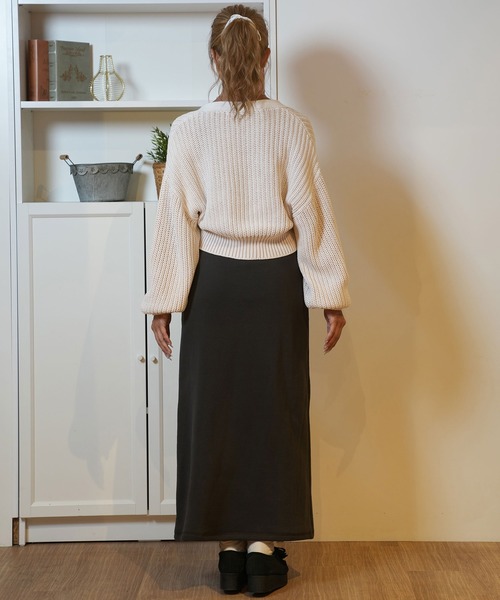 ROXY（ロキシー）の「ROXY/ロキシー スウェットスカート RSK244001（スカート・レディース・ブラック/ライトグレー・L/M）」の7枚目の写真