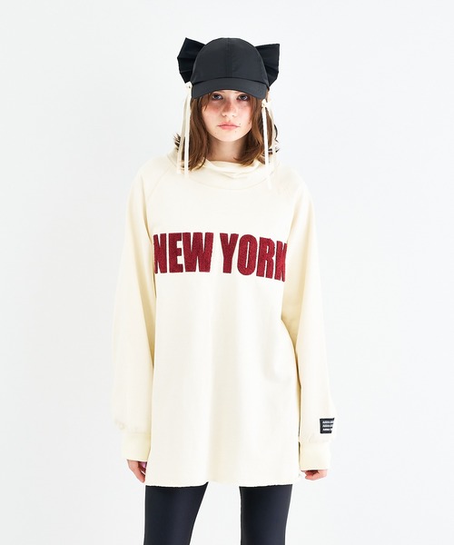 anna sui nyc（アナ スイ エヌ ワイ シー）の「ハイネック“NY”刺繍スウェットプルオーバー（スウェット・レディース・グリーン/グレー/ホワイト・FREE）」の13枚目の写真