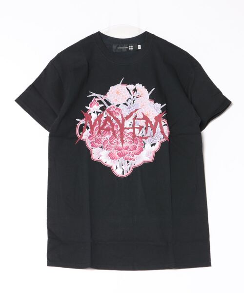 SAMURAI CORE(サムライコア)の「《SAMURAI CORE x MAYHEM》Graphic Design T(Tシャツ/カットソー・メンズ・ブラック/ホワイト・LARGE/MEDIUM/X-LARGE)」の2枚目の写真