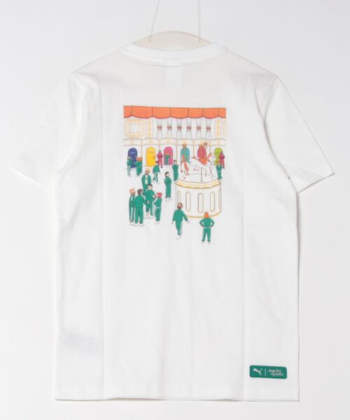 【コラボ】PUMA × イカゲーム 半袖Tee/コットンTee グラフィックデザイン ユニセックス 627426（Tシャツ/カットソー）｜PUMA（プーマ）