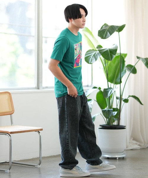 【コラボ】PUMA × イカゲーム 半袖Tee/コットンTee グラフィックデザイン ユニセックス 627426（Tシャツ/カットソー）｜PUMA（プーマ）