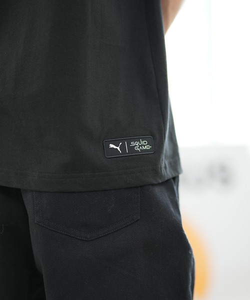 【コラボ】PUMA × イカゲーム 半袖Tee/コットンTee グラフィックデザイン ユニセックス 627426（Tシャツ/カットソー）｜PUMA（プーマ）