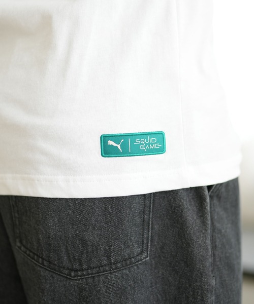 【コラボ】PUMA × イカゲーム 半袖Tee/コットンTee グラフィックデザイン ユニセックス 627426（Tシャツ/カットソー）｜PUMA（プーマ）