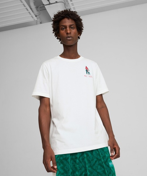 【コラボ】PUMA × イカゲーム 半袖Tee/コットンTee グラフィックデザイン ユニセックス 627426（Tシャツ/カットソー）｜PUMA（プーマ）