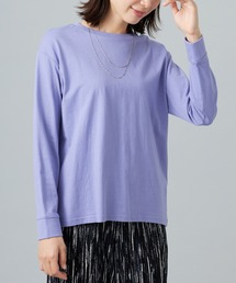 choko♡AURALEE ラベンダー 長袖 カットソー ゆるっと着るだけこなれサマーセーター - ベルーナ【公式】