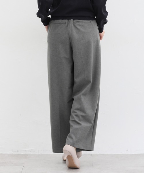 Honeys(ハニーズ)の「【抗菌防臭】ワイドストレート(股下68cm)(その他パンツ・レディース・ネイビー/ブラック/杢グレー・S/M/L/LL/3L)」の9枚目の写真