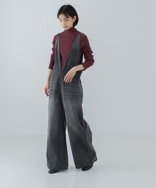 URBAN RESEARCH（アーバンリサーチ）の「『UR TECH』コットンメランジタートルニット（ニット/セーター・レディース・オレンジ/パープル/カーキ・FREE）」の11枚目の写真