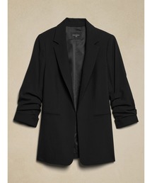 極美品　バナナリパブリック　テーラードジャケット　カシミヤ100％　ブラック　S 極美品 バナナリパブリック テーラードジャケット カシミヤ100