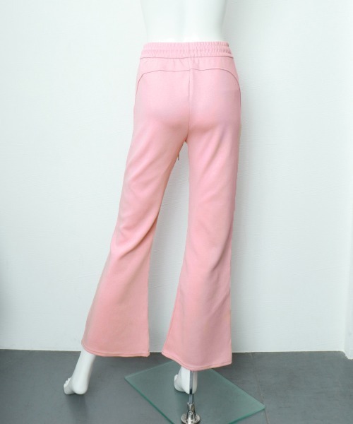 Miniministore(ミニミニストア)の「フレアパンツ レディース 美脚 脚長(スウェットパンツ・レディース・チャコールグレー/ライトグレー/ストーン/アイボリー/ピンク/ブラック・M/L/XL)」の13枚目の写真