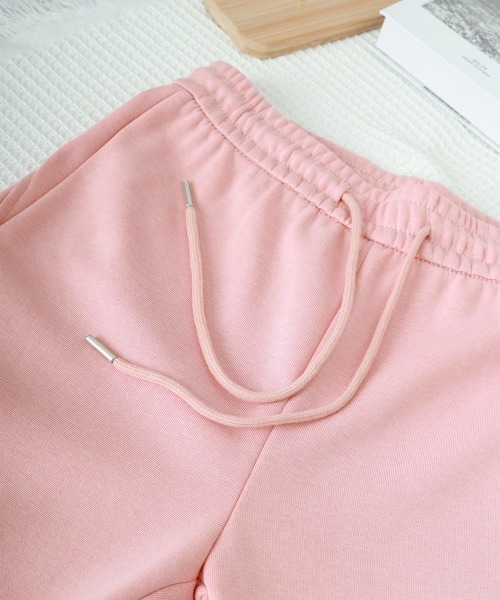 Miniministore(ミニミニストア)の「フレアパンツ レディース 美脚 脚長(スウェットパンツ・レディース・チャコールグレー/ライトグレー/ストーン/アイボリー/ピンク/ブラック・M/L/XL)」の14枚目の写真