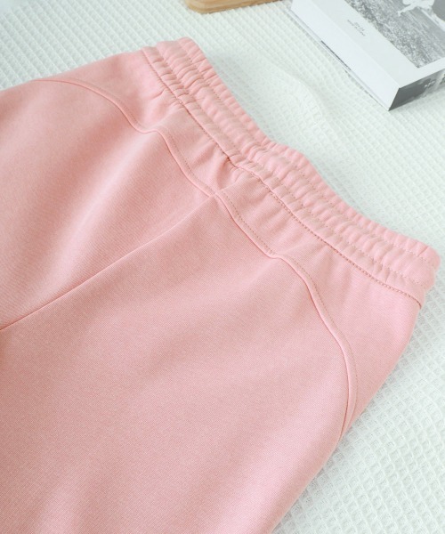 Miniministore(ミニミニストア)の「フレアパンツ レディース 美脚 脚長(スウェットパンツ・レディース・チャコールグレー/ライトグレー/ストーン/アイボリー/ピンク/ブラック・M/L/XL)」の7枚目の写真