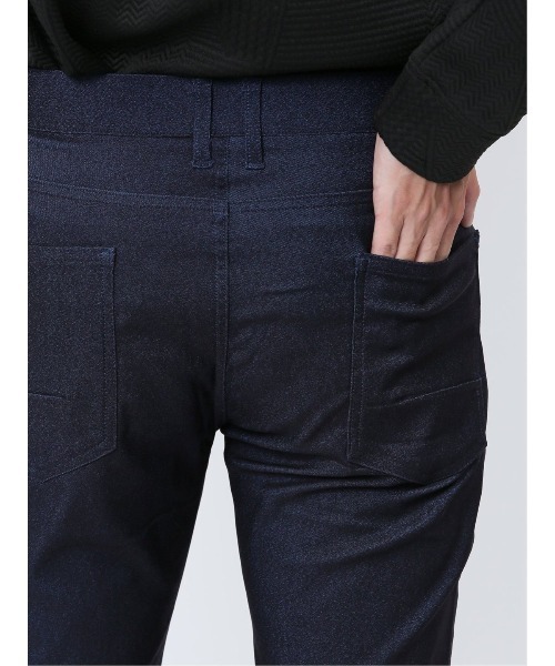 m.f.editorial（エムエフエディトリアル）の「【ソラーロ ストレッチ】m.f.エディトリアル メンズ スリムチノパンツ（チノパンツ・メンズ・ネイビー・S/MEDIUM/LARGE/X-LARGE）」の8枚目の写真